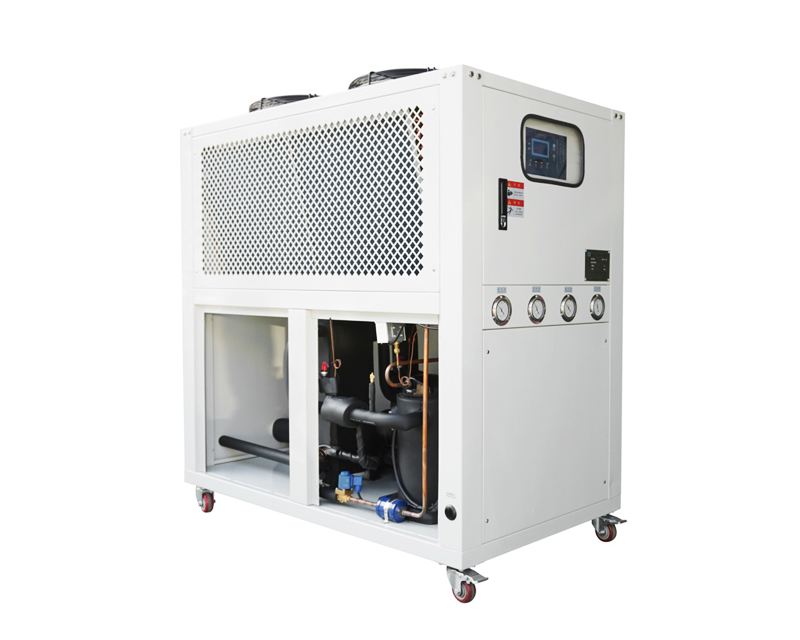 激光、注塑、超聲波專用風(fēng)冷式箱體冷水機(jī)組